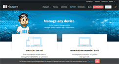 Desktop Screenshot of miradore.com